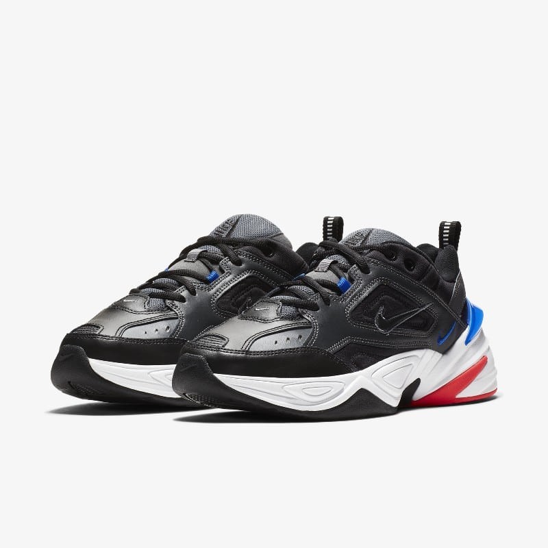 Nike m2k clearance tekno black blue